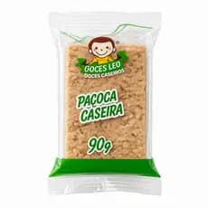 Kit 5 Paçoca Caseira Tradicional 90g Doce De Amendoim Doces Léo