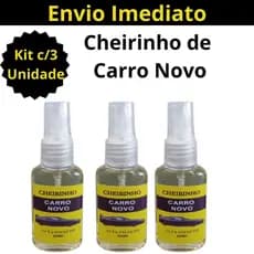 Kit Cheirinho CARRO NOVO Spray Automotivo para Carro Aromatizante de Qualidade Concentrado