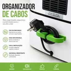 Kit Suporte Do Cabo Clipe Universal - Organizador Para Cabos De Armazenamento