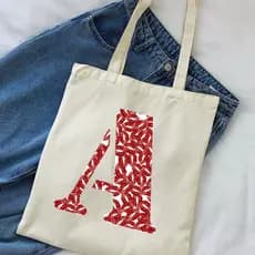 Bolsa Sacola Ecobag de Praia Namorados Kiss beijos para namorado casal kisses Algodao CRU