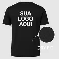 Camiseta Dry Fit Poliéster Unissex Personalizada - Malha Esportiva e Uniformes