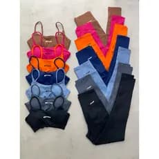 Conjunto legging+top poliamida fitness academia Tyrant