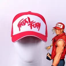 Fatal Fury Terry Bogard Temático Bordado De Algodão Boné De Beisebol Para Estilo Fashionable