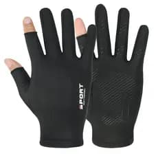 Luvas Antiderrapantes Geladas , De Motocicleta Para Andar De Pesca Proteção Solar Universais Masculinas E Femininas