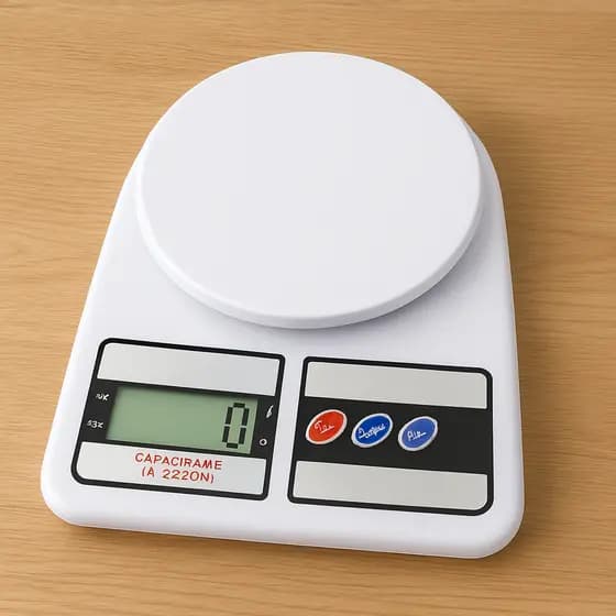 Balança Digital de Cozinha 10kg Receitas e Fórmula Infantil com Precisão