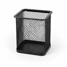 Porta Canetas Aramado Quadrado Organizador De Mesa Escritório