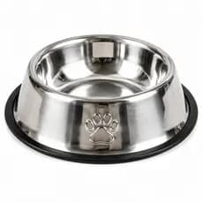 Comedouro e Bebedouro em Aço Inox Antiderrapante Para Cães e Gatos - 30cm, 22cm, 18cm e 16cm Fratelli