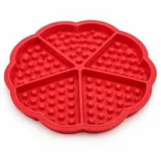 Forma De Silicone Para Waffle E Panqueca Air Fryer Forno 5 Furos Antiaderente Cozinha