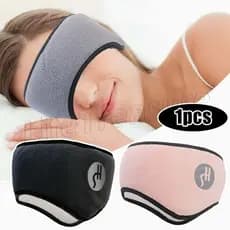 Tampões Para Os Ouvidos 2 Em 1 Dormir Com Redução De Ruído-Máscara Olhos Ajustável-Isolados-Viagens , Cochilo , Almoço ,