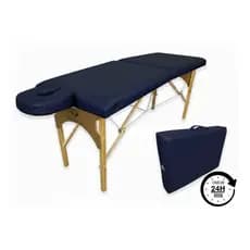 Maca Mesa Dobrável Maleta Altura Fixa Premium 200kg - Estética/Massagem/Cílios/Tatuagem/Depilação