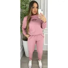 Conjunto Moletom Feminino Tumblr, Roupa de frio confortável