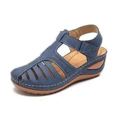 Super Leve35-43 Grande Salto Wedge para Mulheres, Biqueira Esportiva Oca, Antiderrapante, Caracteres Romanos5.17 uzar KY