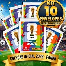 Figurinhas Copa do Mundo 2026 Produto Original Complete seu album 10 pacotes