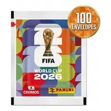 700Figurinhas Panini da Copa do Mundo 2026 - 100 Envelopes com 7 Figurinhas Display