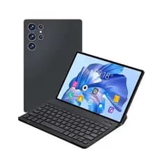 Tablet 10.1” Com Teclado Mouse Fone Carregador 128GB 2 Chip 16GB RAM Android 13  AUJGG