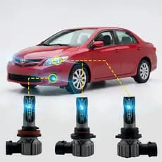 Kit Lampada Super Branca E Led's Toyota Corolla 2009 / 2013