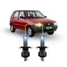Kit Lâmpada Led H4 Novo Fiat Uno Vivace / Mille Way