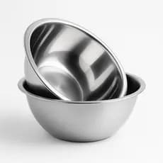 Tigelas Inox Premium 24cm – Kit com 2 para Cozinha