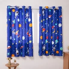 Cortina Infantil Estampada 2,00m x 1,50m Sala Quarto Bebê Janela Decoração Menina Menino Criança