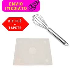 Kit 02 Peças 01 Fuê e 01 Tapete Culinário Utensílios de Cozinha de Alta Qualidade e Resistencia
