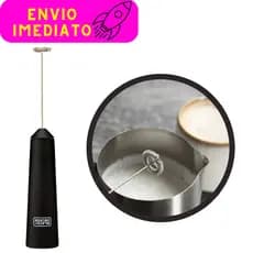 Mini Mixer Elétrico Inox Misturador Batedor Elétrico para Claras de Ovos Shake Bebidas