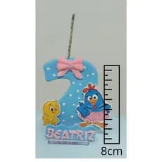 vela personalizada Galinha pintadinha
