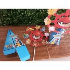 Kit com 2 Roda gigante personalizada com seu tem papelaria personalizada enviar nome tema e idade fazemos todos os temas
