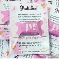 Kit Balas + Cartões Personalizados - Diversos Temas e Modelos