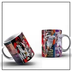 Caneca Personalizada Futebol Carreira Cristiano Ronaldo