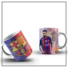 Caneca Personalizada Jogador de Futebol Lionel Messi Barcelona