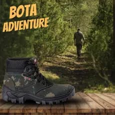 COTURNO CAMUFLADO EXERCITO DE ÓTIMA QUALIDADE E SEGURANÇA PARA SEUS PÉS