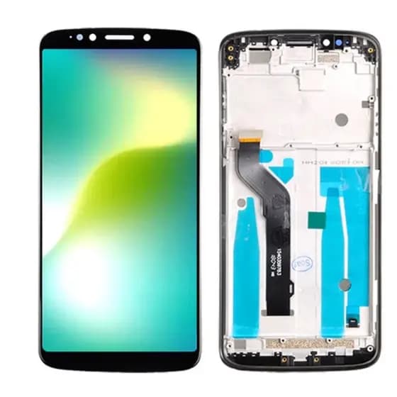 6.0" Vivid Display Para Moto E5 Plus Compative XT1924 XT1944-2 Frontal Tela Com Aro Lcd