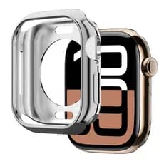 Macio Tpu Meia Capinha Case Para Apple Watch 10 46mm 42mm 44mm 41mm 40mm 38mm 45mm 49mm Ultra iWatch Protetor Capa
