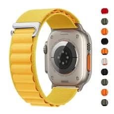 Alpine Nylon Pulseira Para Apple Watch 10 11 40mm 38mm 41mm 42mm 45mm 46mm 44mm 49mm Ultra iWatch Pulseira Esportiva