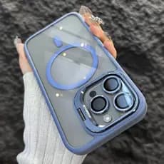 Proteção De Sucção Magnética Anti-queda Caso Para iPhone 14 13 12 11 15 16 Pro Max Capa+Camera Lente
