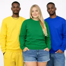 Blusa Moletom Unissex manga comprida gola careca envio imediato