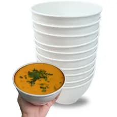 Kit 20 Cumbuca para Caldo Feijoada Tigela Pote Açaí Sopa Festa amendoim sobremesa
