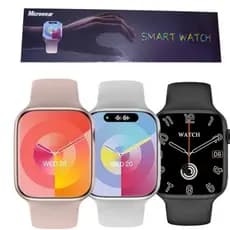 Smartwatch W29S Serie 10 Ilha Dinamica NFC ChatGPT ECG GPS Ilha Dinamica GPS Microwear Original
