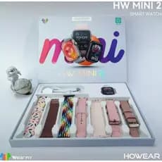 Smartwatch HW Mini 2 Com 7 Pulseiras 41mm Lançamento 2024 Chat GPT GPS Compatível IOS e Android