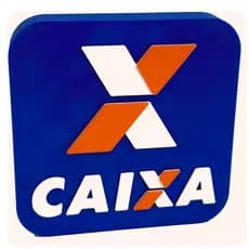 Logo Caixa Econômica Federal 3d Para Decoração De Bancada