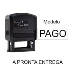 Carimbo Automático - Escrita Pago