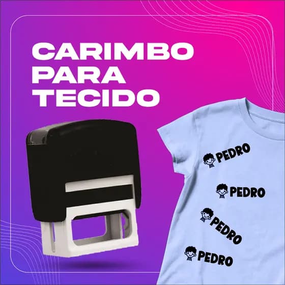 Carimbo para tecido
