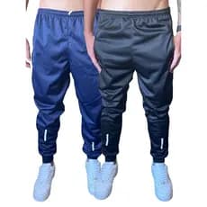 Kit 02 Calças Jogger Básica Sem Estampa - Lisa - Do P ao GG