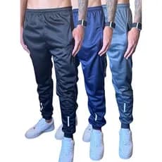 Kit 03 Calças Jogger Masculinas Lisa Sem Estampa Promoção!!!