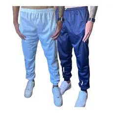 Kit 02 Calças Jogger Masculina Branca e Azul Marinho + Cores + Pronta Entrega