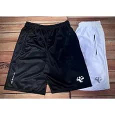 Kit 02 Bermudas Masculinas Preta e Branca Básicas - Estilo Fitness - Pronta Entrega !