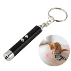 Brinquedo Caneta Laser Luz Branca e Vermelho Pet Gato Cachorro Interativo Cat Anti Stress