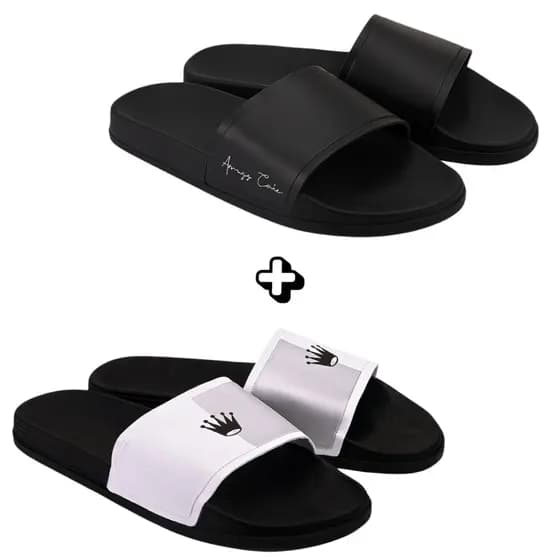 Kit Slide Unissex com 2 Pares