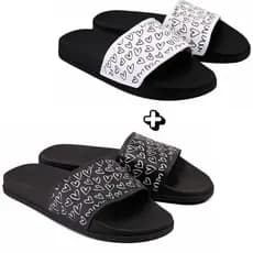 Pacote com 2 Pares de Slide Feminino – Alta Qualidade