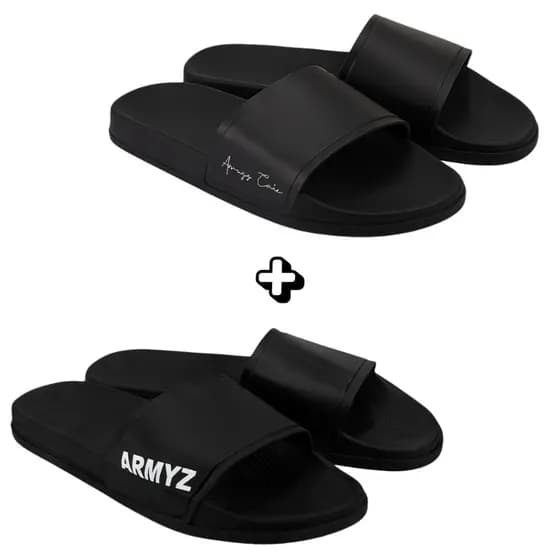 Chinelo Slide Unissex – 2 Pares